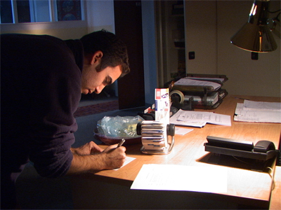 leaving a message at the UNAMA office